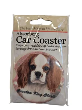 Car Coaster  Cavalier King Charles Dog     231-18