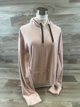 Athletic Sweatshirt Hoodie By Calvin Klein Performance In Pink, Size: L