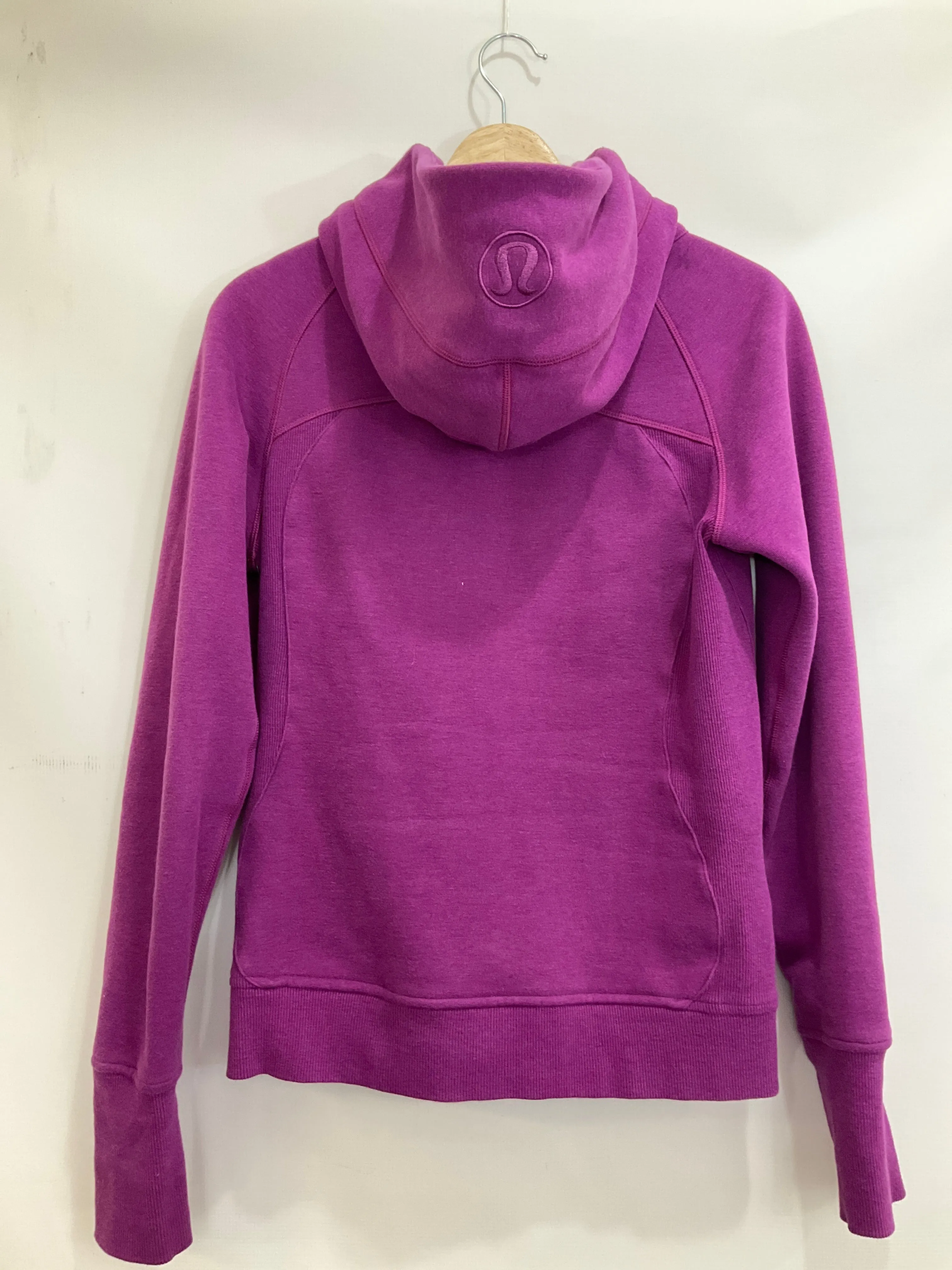 Athletic Sweatshirt Hoodie By Lululemon In Purple, Size: 6