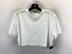 Athletic Top Short Sleeve By Lululemon In White, Size: S