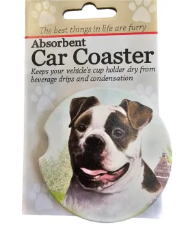 Car Coaster  American Bulldog Dog               231-110