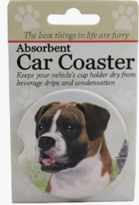 Car Coaster  Boxer Dog                 231-6