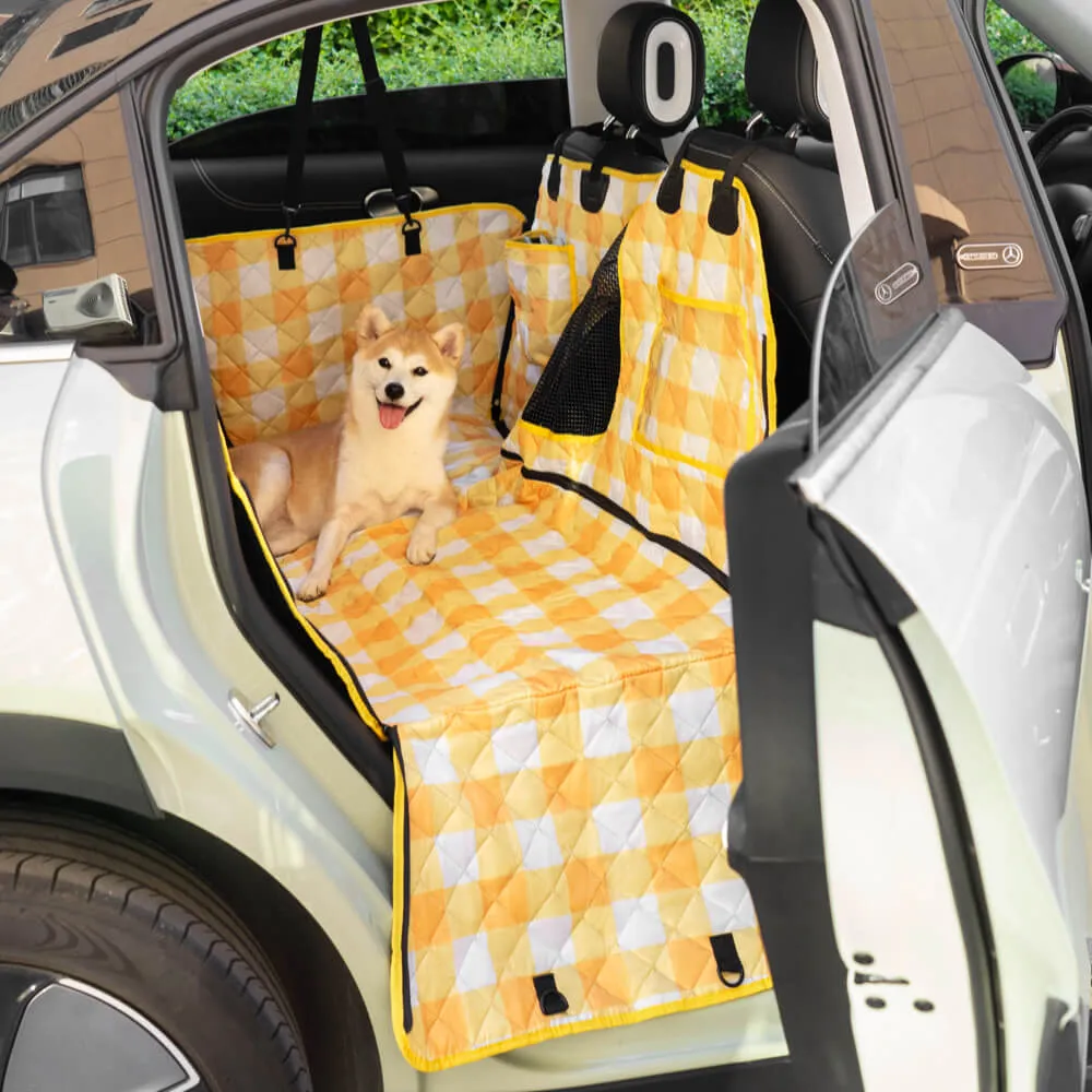 Cationic Fabric Oxford Fabric Waterproof Scratch Resistant Dog Car Seat Covers