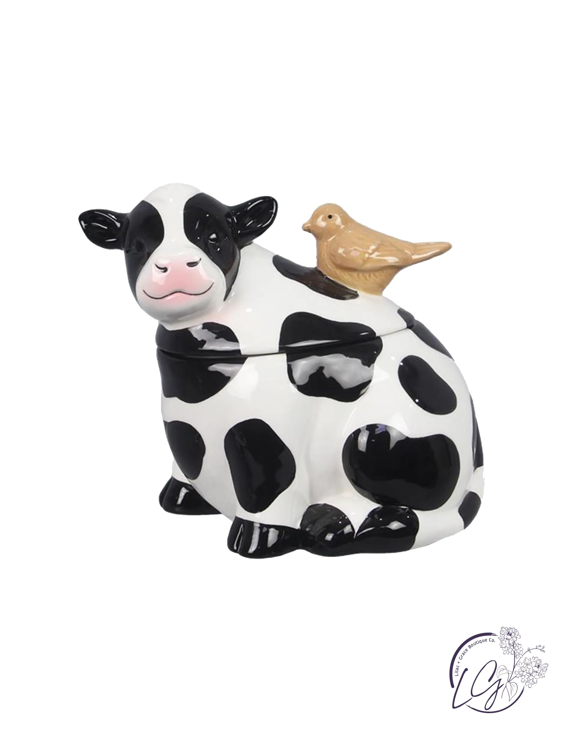 Ceramic Cow Treat Jar