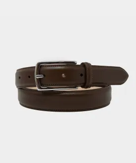 Classic Leather Dress Belt in Toasted Brown