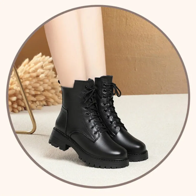 Classic Platform Lace-up Ankle Winter Boots Collection