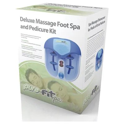 Deluxe Massage Foot Spa and Pedicure Kit