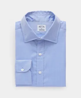 Hamilton   Todd Snyder Herringbone Dress Shirt in Blue