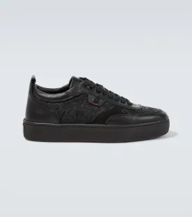 happyrui Christian Louboutin leather sneakers, black