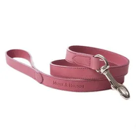 Heather Leather Dog Lead - slim