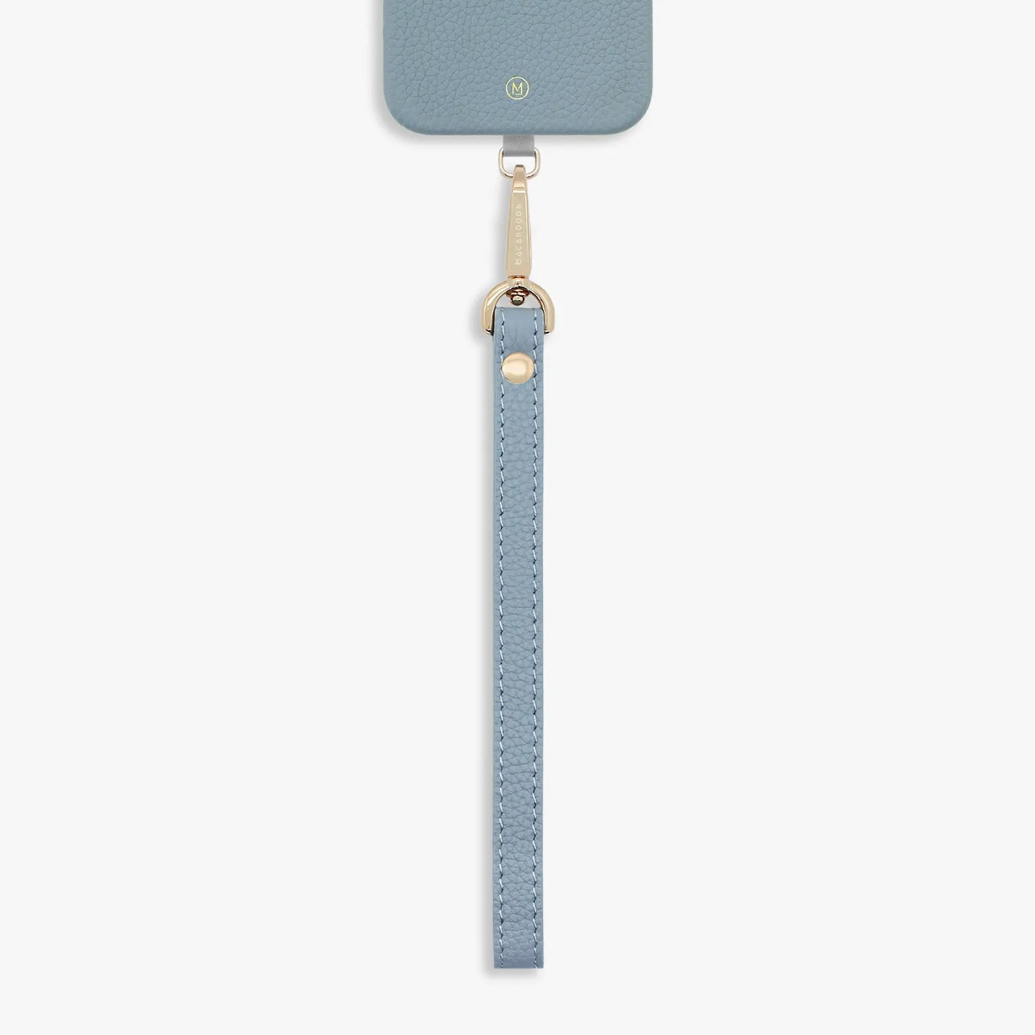 iPhone 16 Plus Leather MagSafe Case with Wrist Leather Strap