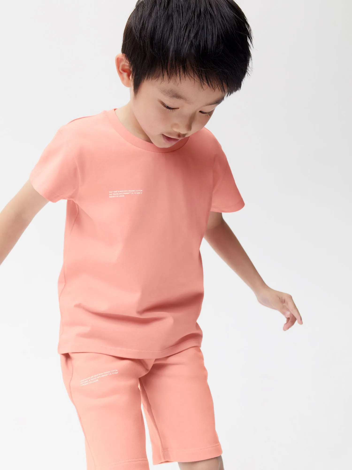 Kids' Fruitful 365 Organic Cotton T-shirt—grapefruit pink