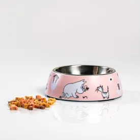 Moomin For Pets Food Bowl Pink Small