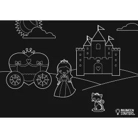 Princess Chalkboard Placemat