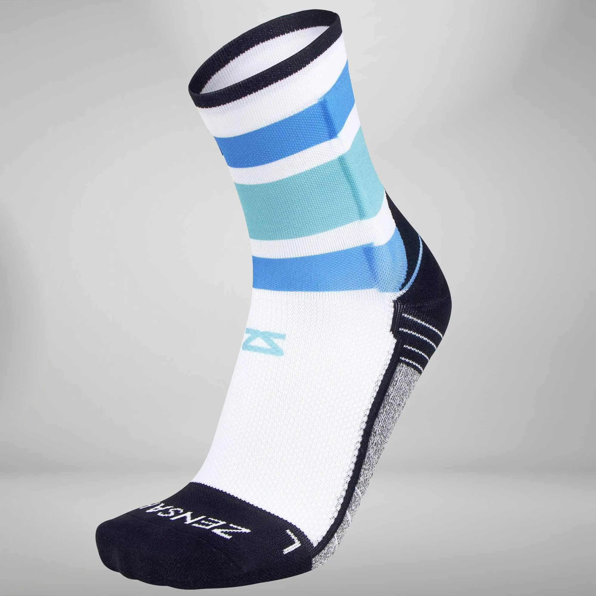 Retro Wide Stripes Socks (Mini-Crew)