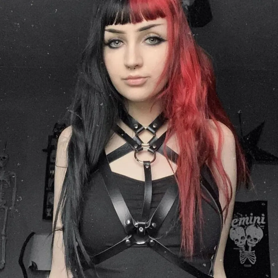 'Slasher' Black Gothic Body Belt Harness