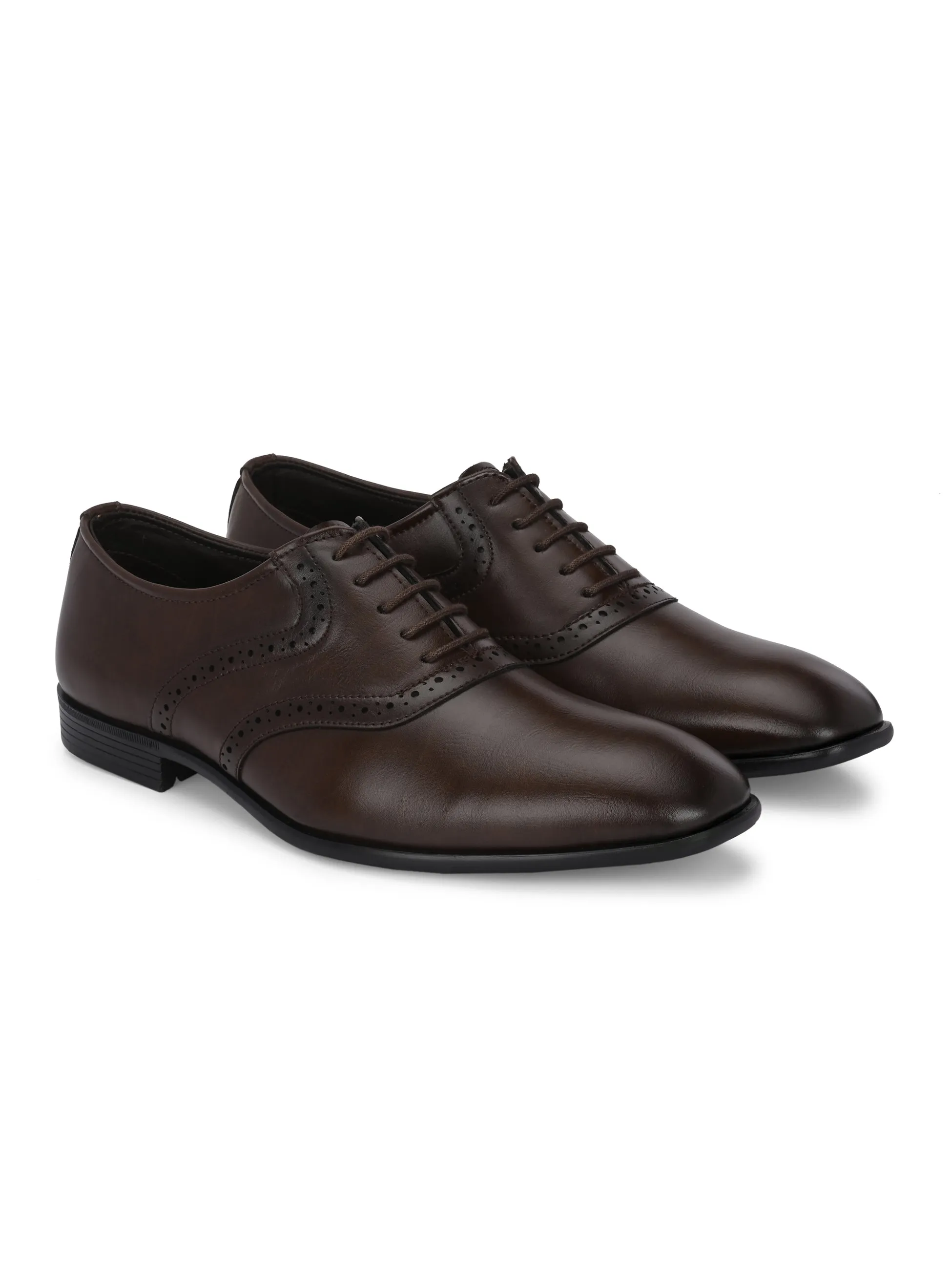 Solid Men Formal Brogues Shoes