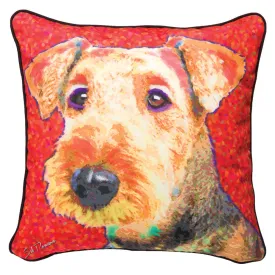 Thornton the Airedale Pillow