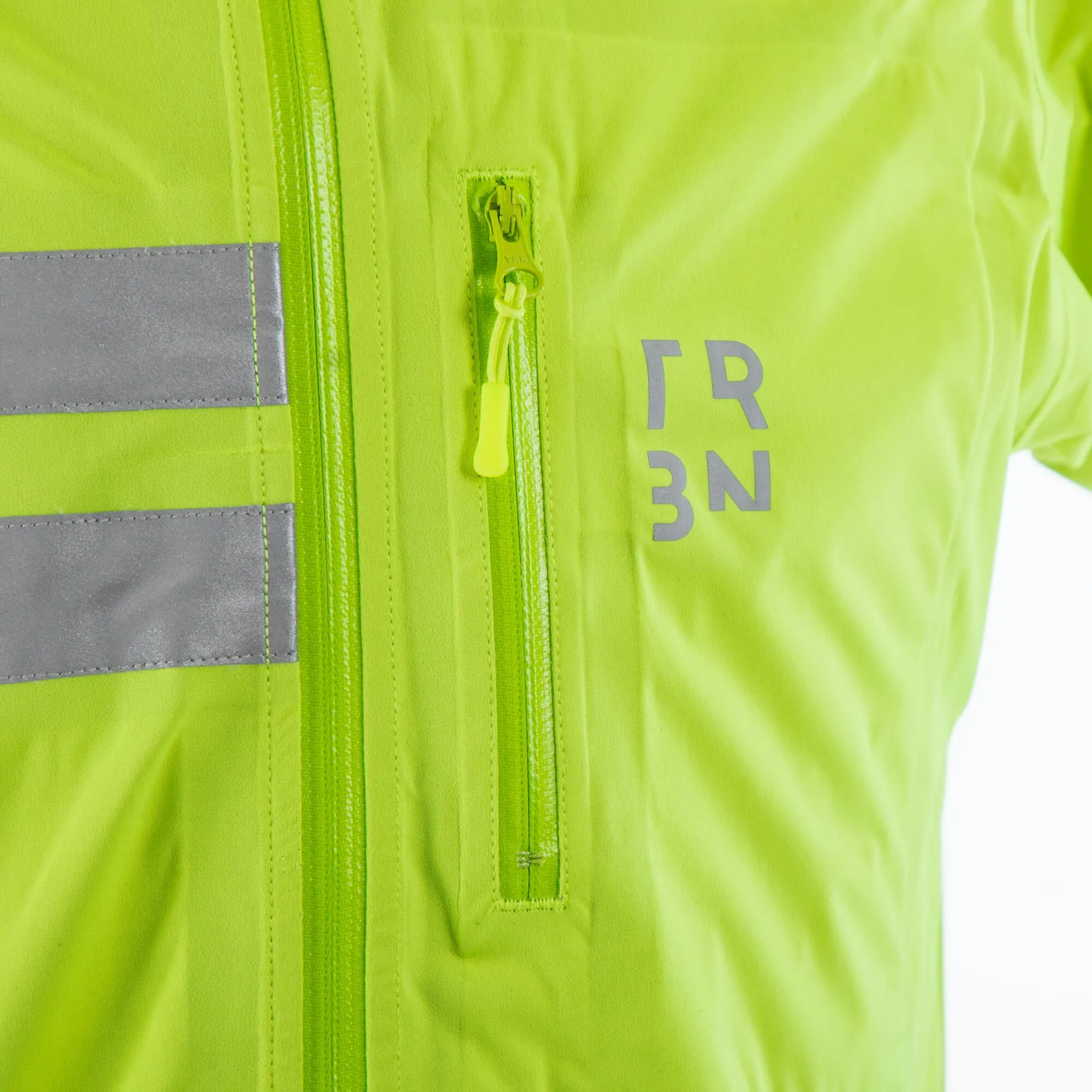 Triban RC500 High-Visibility Showerproof Cycling Jacket Men's