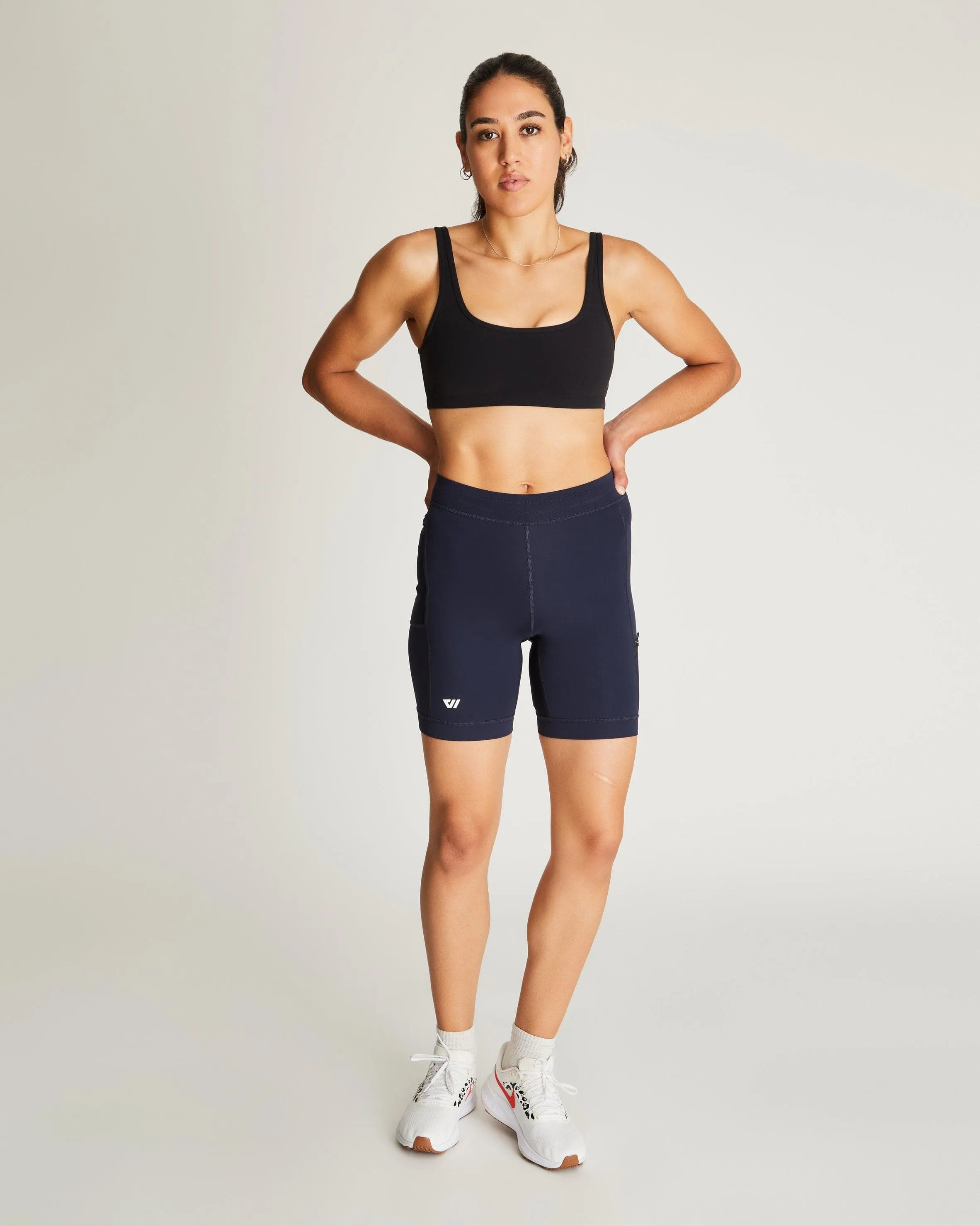 Women's Distance Half Tight in Navy