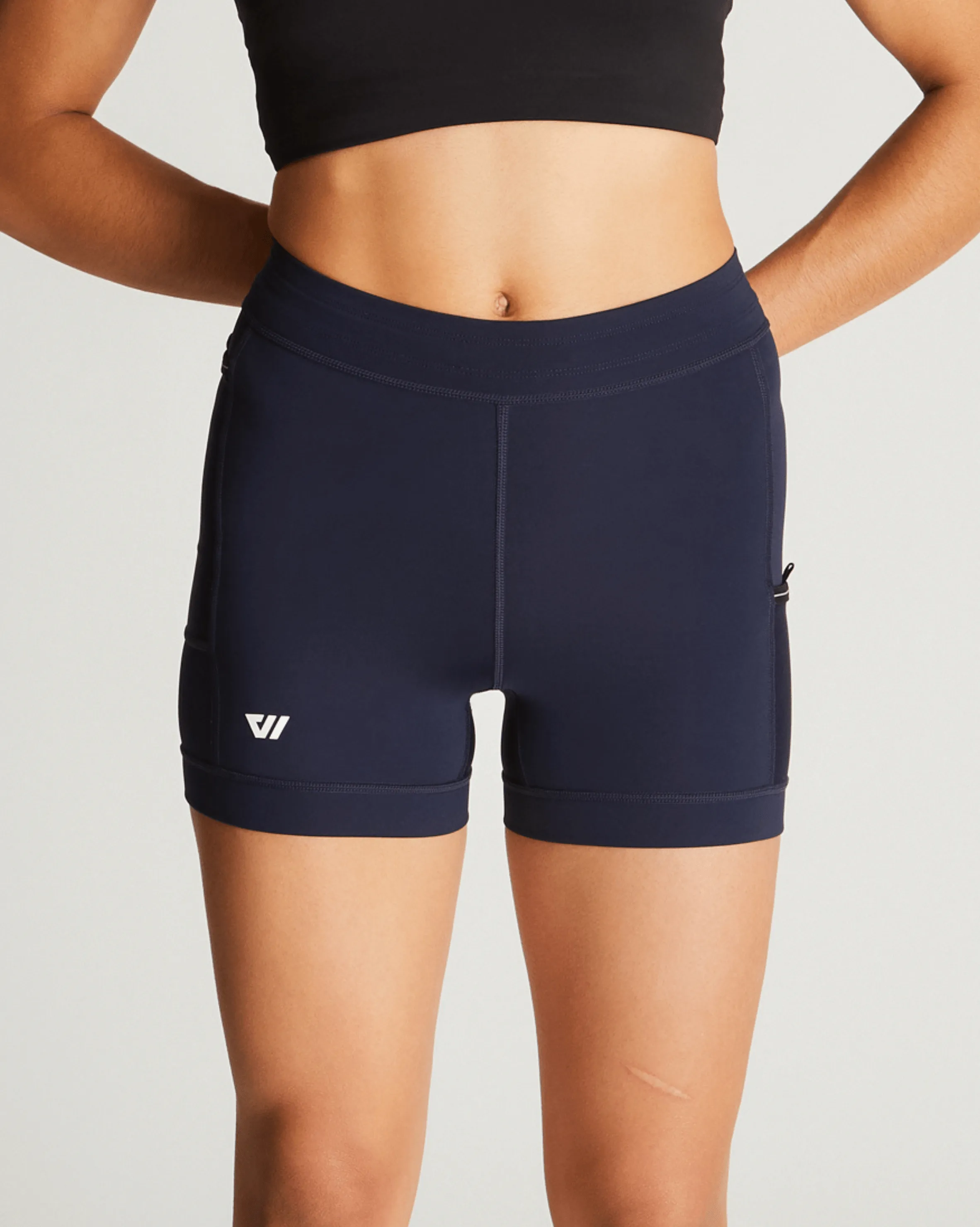 Women's Distance Half Tight in Navy